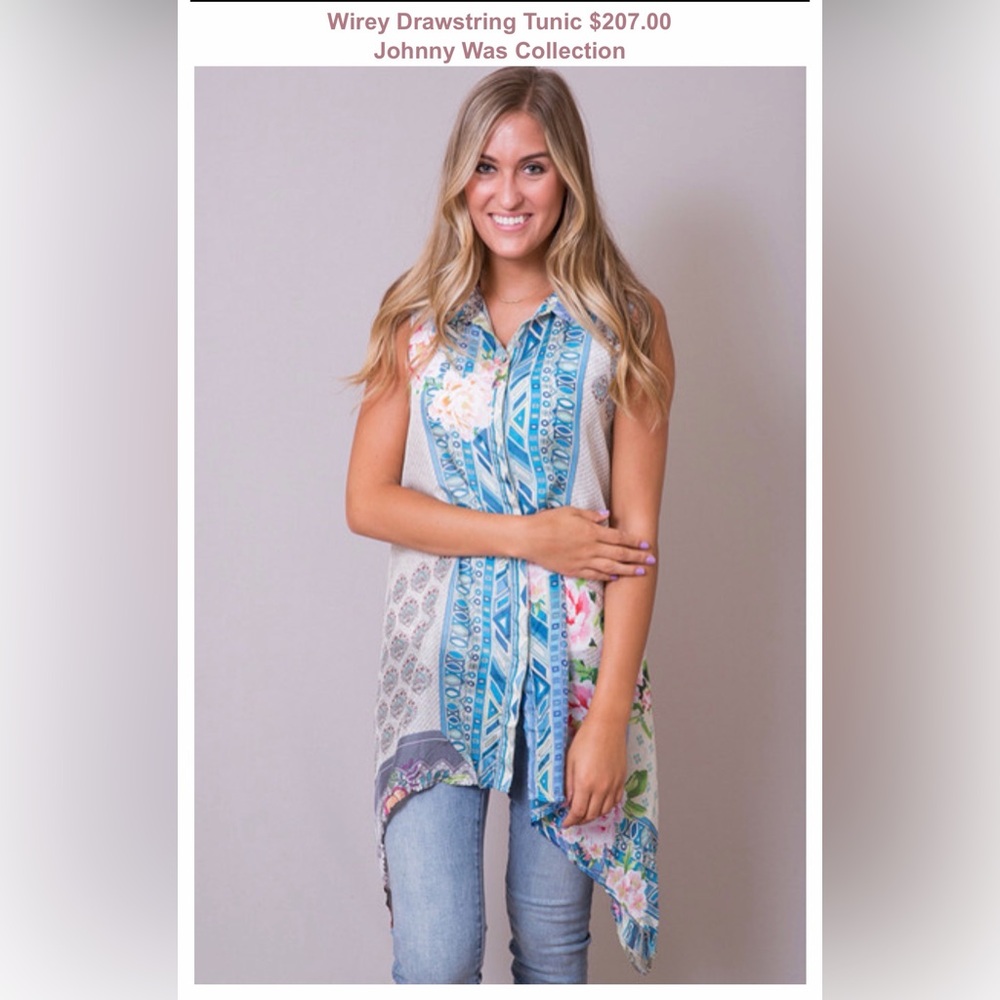 Johnny Was Drawstring Tunic